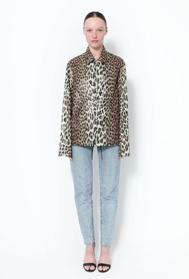 Céline 2021 Leopard Nylon Jacket - 3