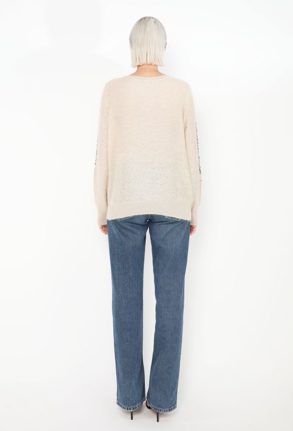 Chanel Embroidered Mohair Sweater - 3