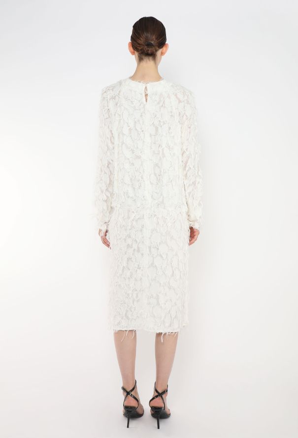 Chloé F/W 2014 Silk Feather Dress - 5