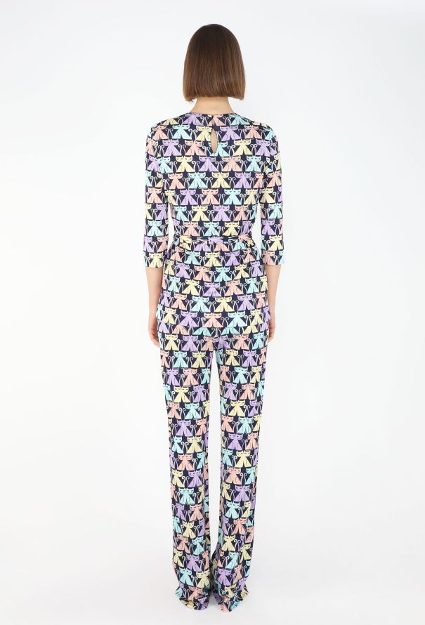 Miu Miu 2017 Belted Cat Print Ensemble - 8