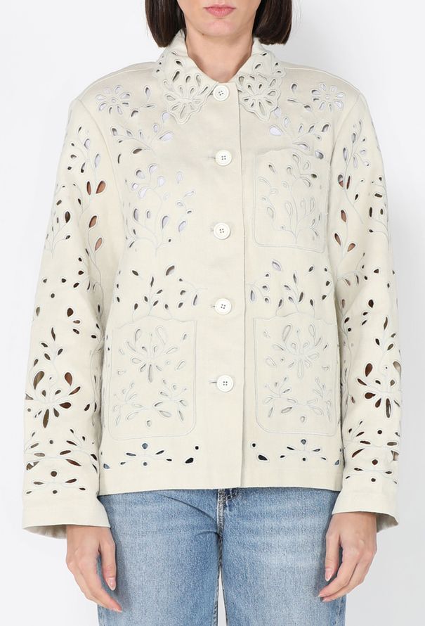 Chloé Broderie Anglaise Jacket, Resort 2022 - 1