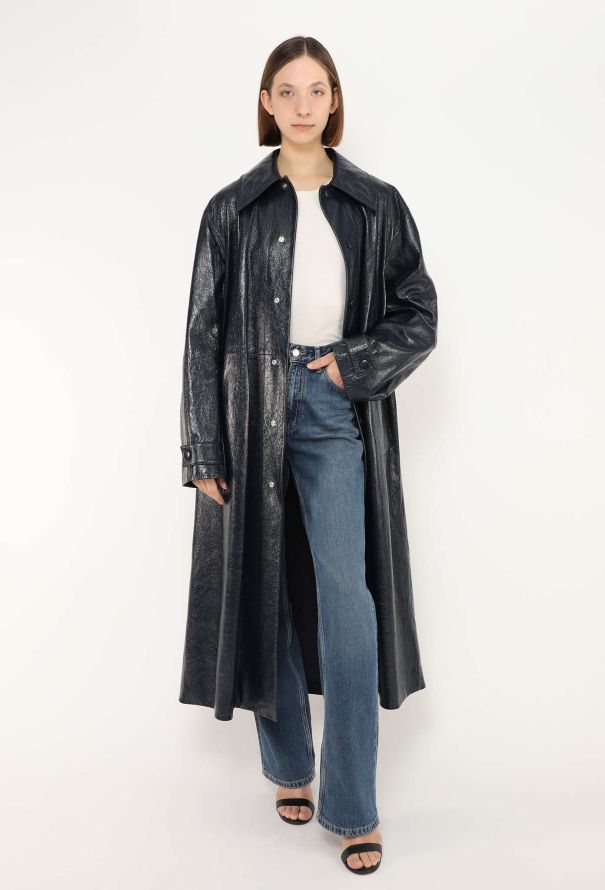Jil Sander F/W 2024 Leather Duster Coat - 4