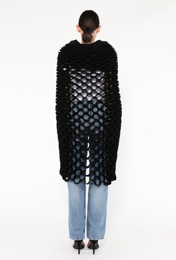 Junya Watanabe RARE F/W 2015 Honeycomb Poncho - 5