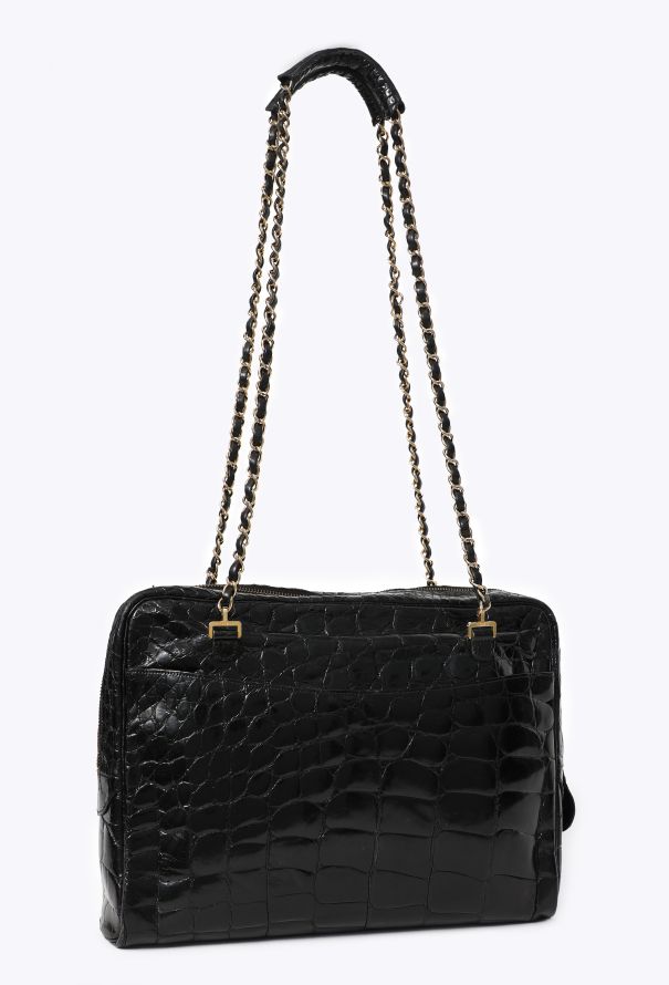 Chanel Alligator Maxi Camera Bag, 1990s - 3
