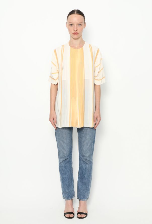 Chloé S/S 2012 Pleated Silk Tunic - 1