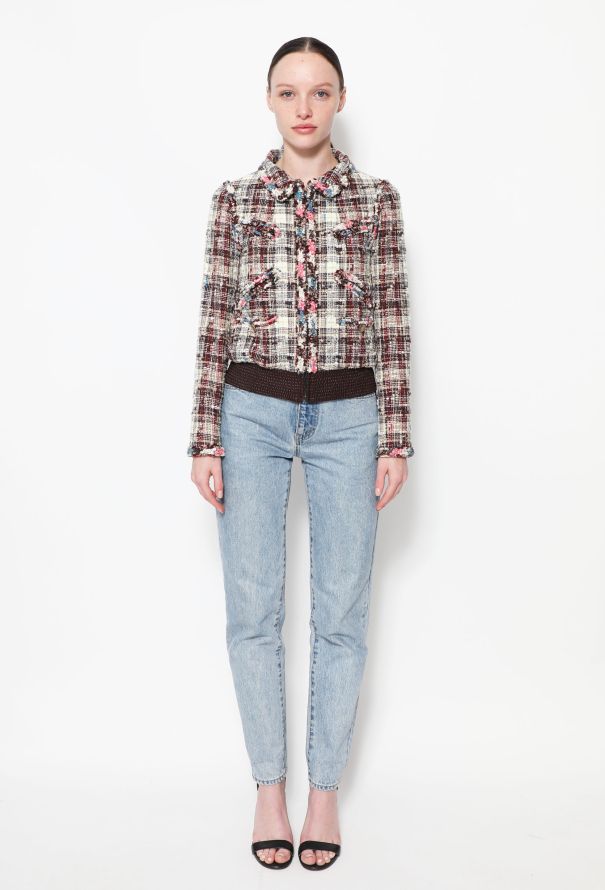 Chanel Resort 2008 Iridescent Tweed Bomber Jacket - 4