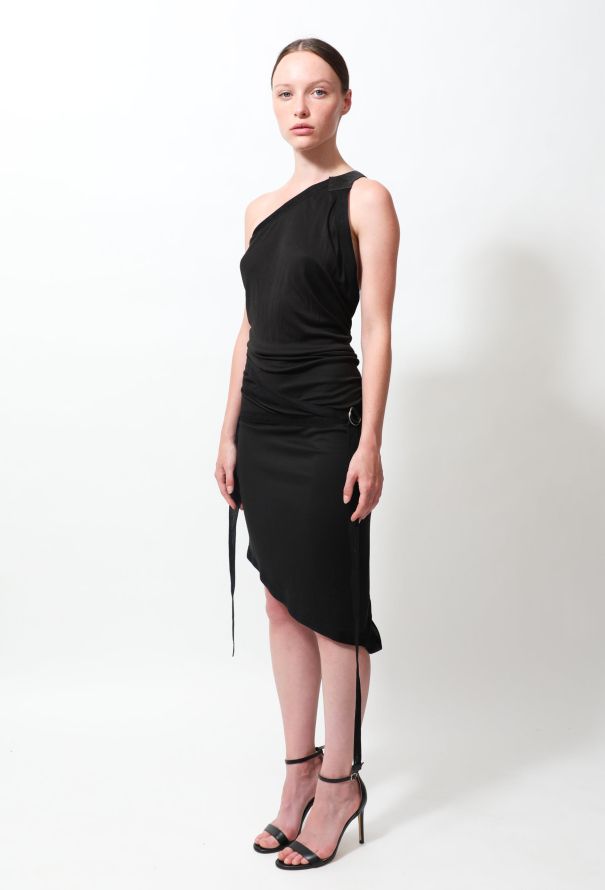 Alexander McQueen 2002 One Shoulder Bondage Dress - 5