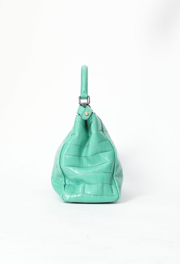 Fendi Alligator Large Peekaboo Bag - 6
