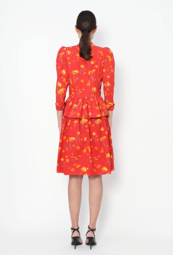 Saint Laurent '70s Flared Floral Ensemble - 5