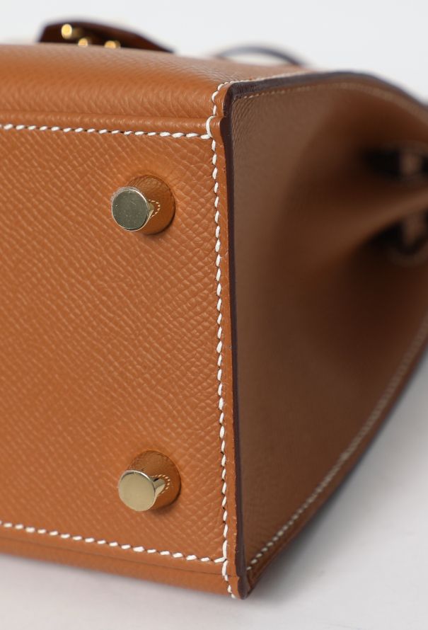 Hermès 2023 Gold Epsom Kelly Sellier 25 - 15