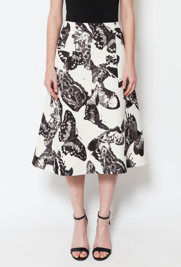 Jil Sander F/W 2021 Butterfly Print Skirt - 3