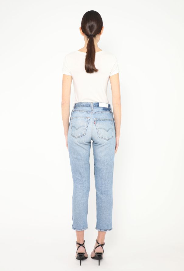 Levi's x Re/Done Cropped Mom Jeans - 4