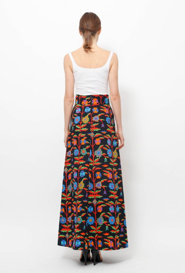 Exquisite Vintage Jean-Louis Scherrer '70s Floral Skirt - 4