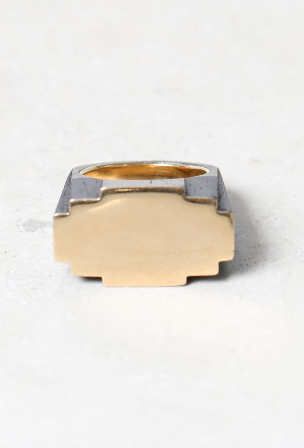 Modern Fine Jewelry Benedikt Von Lepel 18k Gold & Ebony Skylab Ring - 1