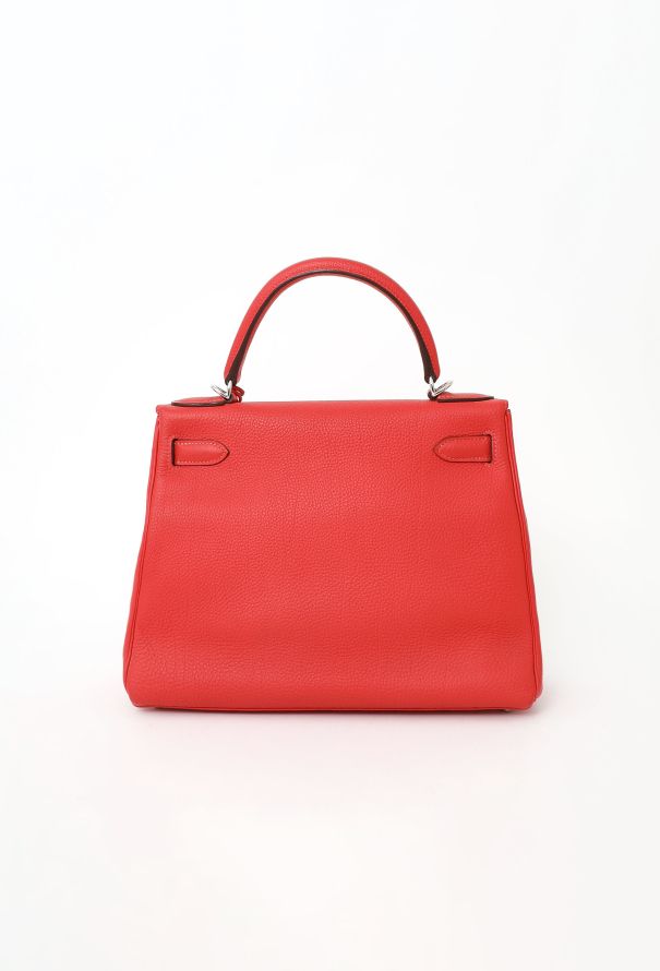 Hermès Rose Jaipur Togo Kelly Retourné 28 - 6