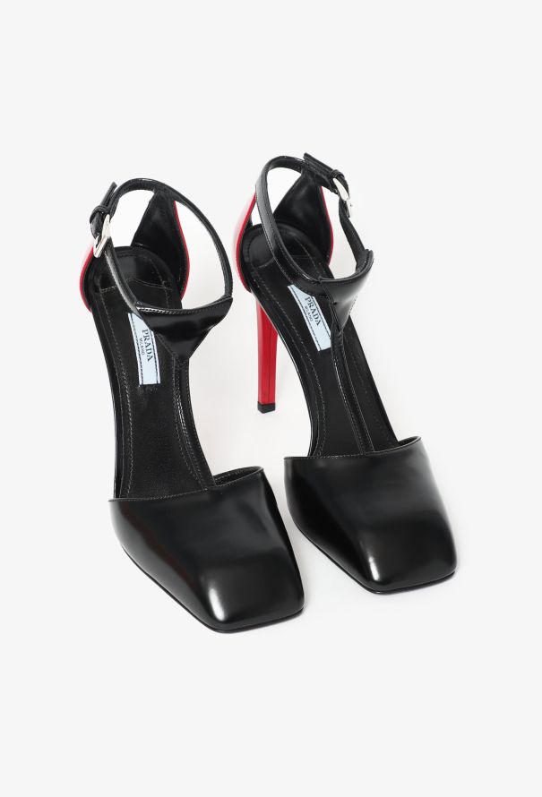 Prada 2014 Bicolor T-Strap Pumps - 2