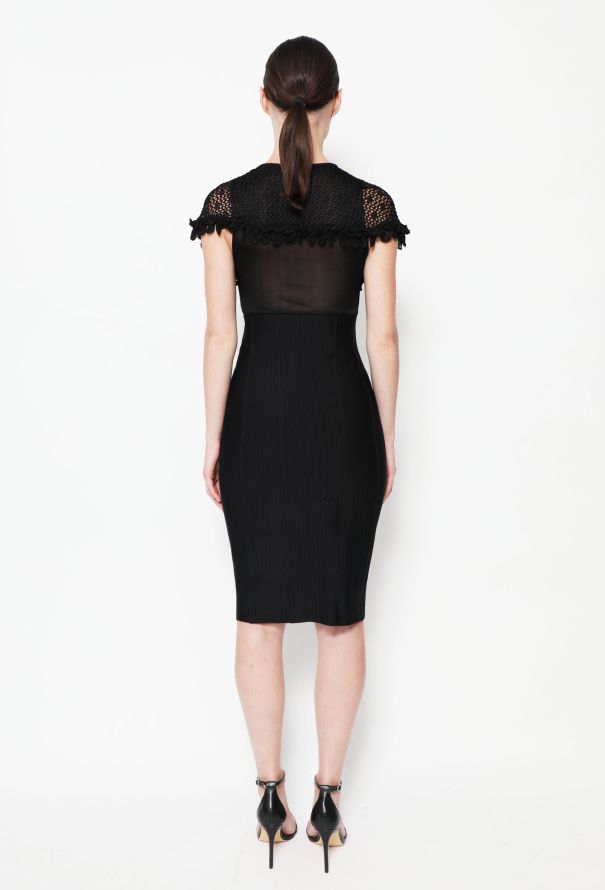 Chanel Crochet Overlay 'CC' Dress - 3