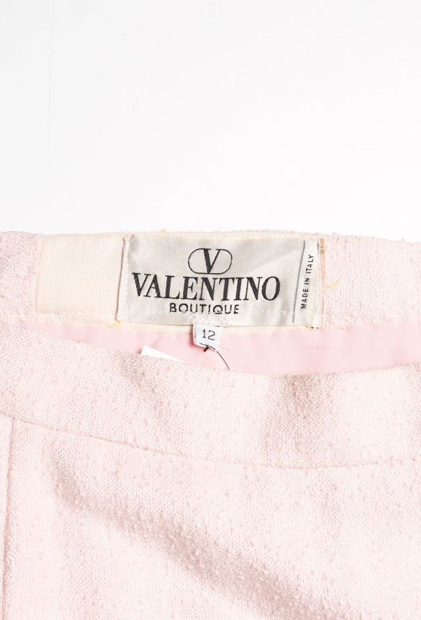 Valentino 90s Bouclé Jacket & Skirt Set - 10