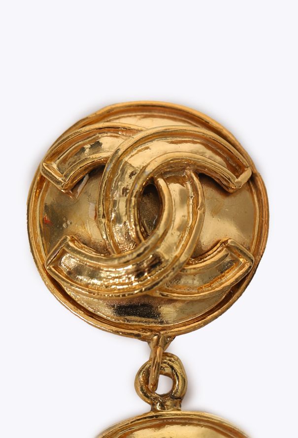 Chanel 'CC' Oval Clip-On Earrings, 1994 - 3