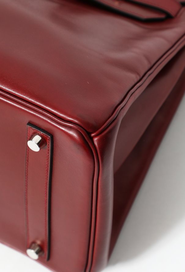 Hermès Rouge H Box Birkin 35 - 7
