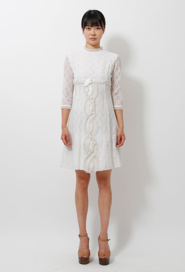 Exquisite Vintage 50s Classic Lace Dress - 1