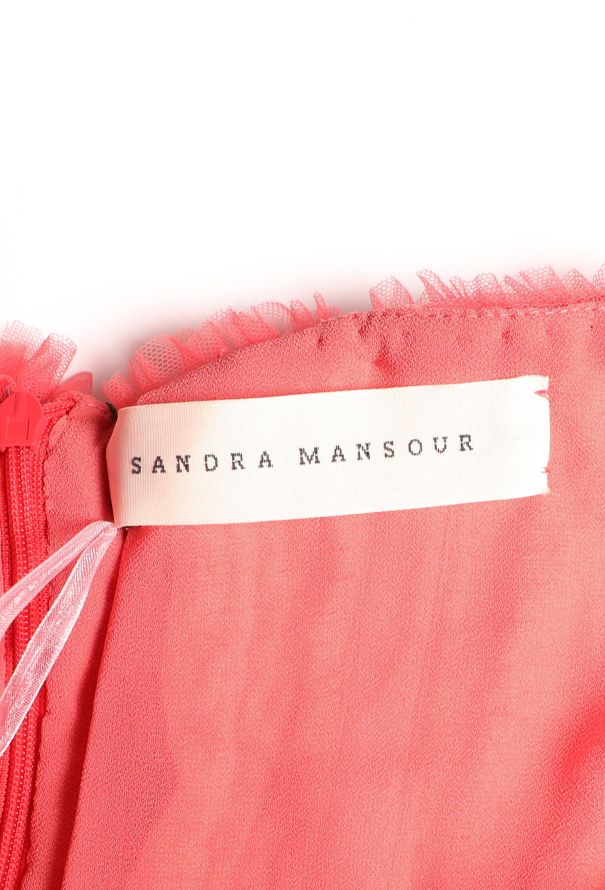 Modern Designers Sandra Mansour 2020 Bespoke Tulle Bustier Gown - 5