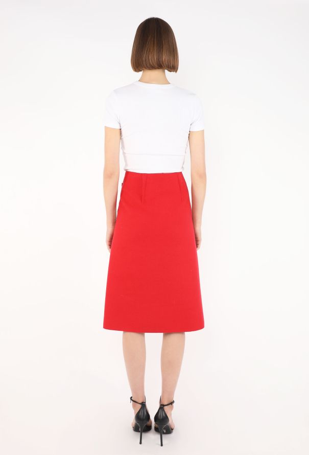 Céline Felted Wrap Skirt, Pre-Fall 2017 - 7