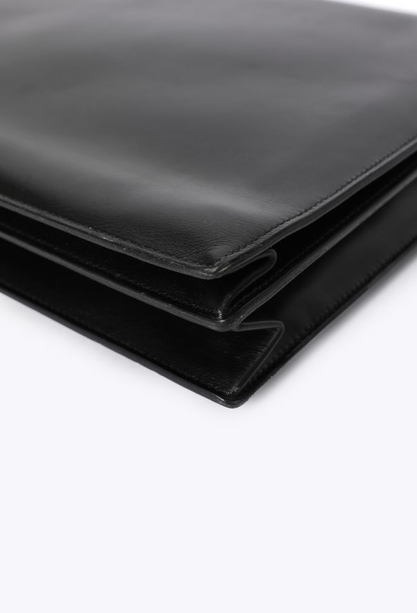 Hermès Vintage Black Box Quirus Briefcase - 10