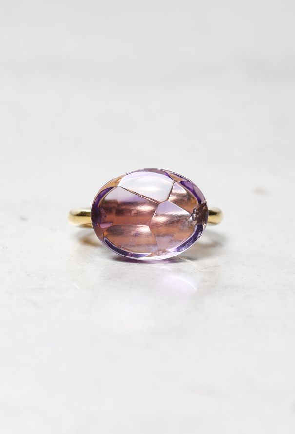Vintage & Antique 22k Yellow Gold & Amethyst Ring - 4