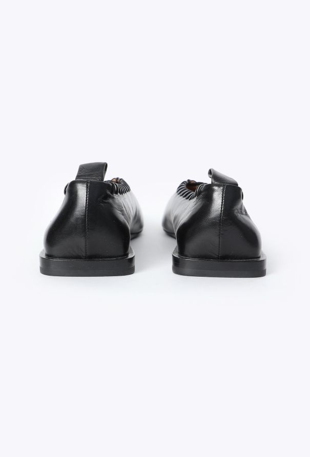 Jil Sander S/S 2018 Whipstitch Leather Flats - 5