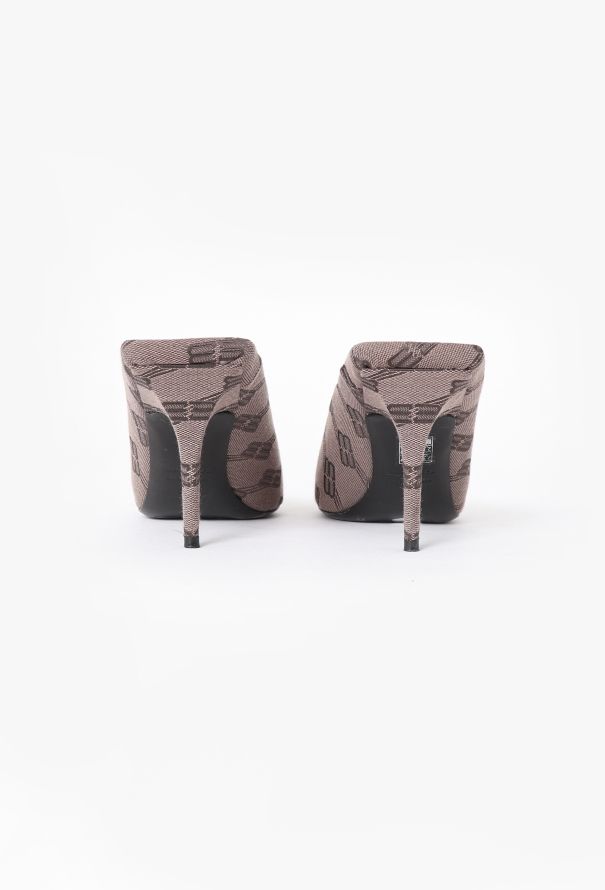 Balenciaga 2022 BB Monogram Knife Heels - 4