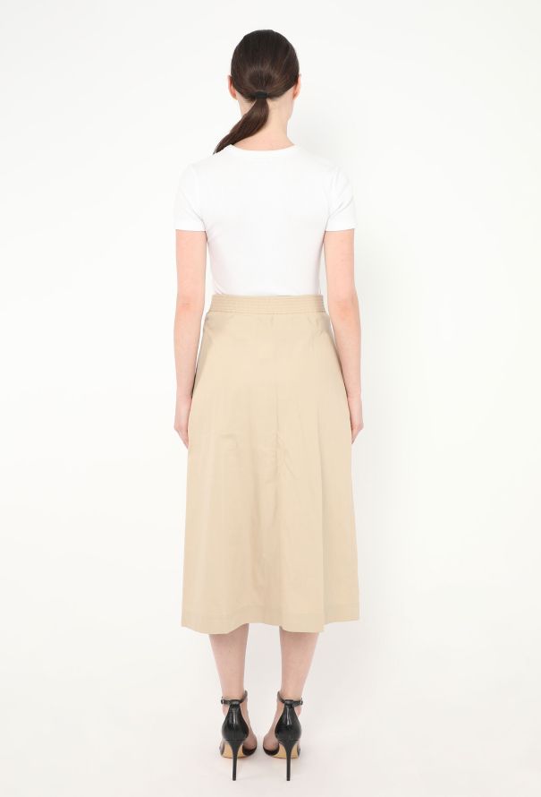 Céline Zippered A-Line Skirt - 4