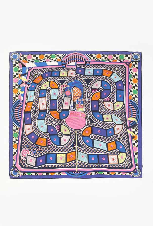 Hermès 2018 'Le Tour Du Monde en 63 Cases' 90cm Carré - 2