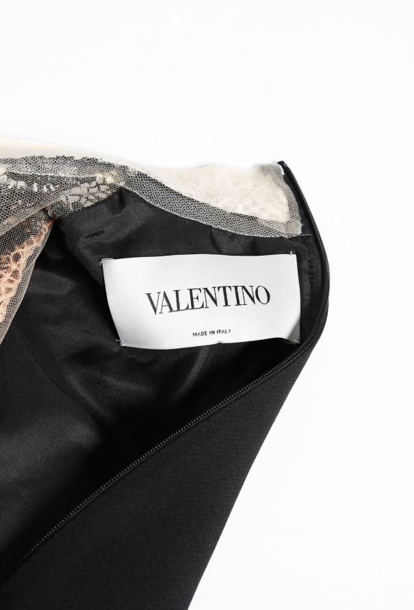 Valentino Lace Embroidered Dress - 4