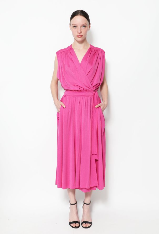Exquisite Vintage 70s Jersey Wrap Dress - 3