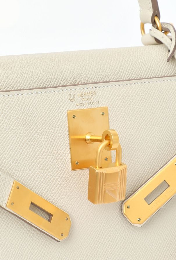 Hermès Bespoke Craie Epsom Kelly Sellier 28 - 3