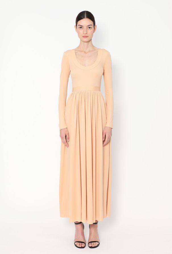 Céline Open-Back Crêpe Dress, S/S 2016 - 1