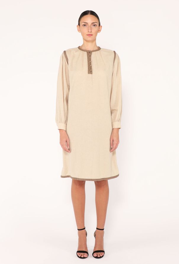 Saint Laurent Late '70s Russian Braided Trim Tunic - 1