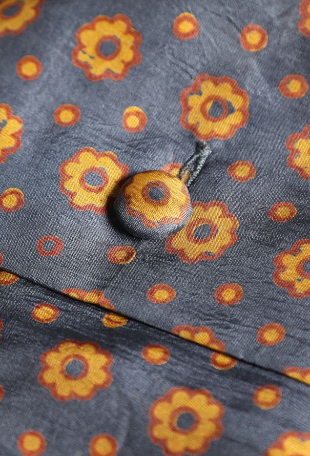 Exquisite Vintage Jean Muir '70s Floral Silk Dress - 6