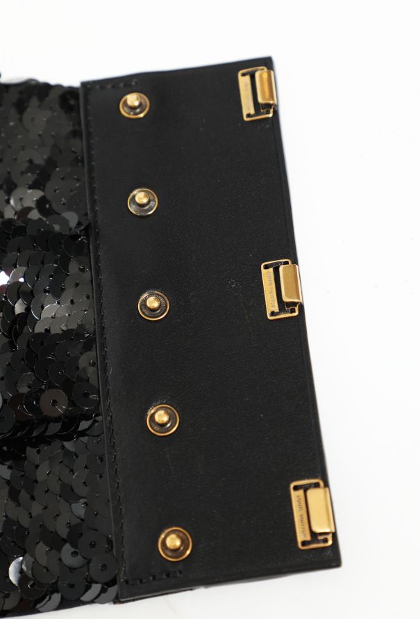 Louis Vuitton Sequin Leather Trim Belt - 3