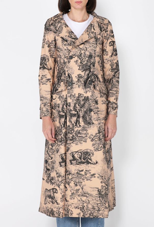 Dior Toile de Jouy Trench Coat, Resort 2019 - 5