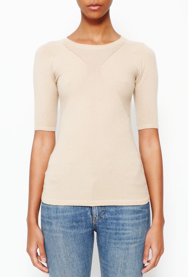 Chanel Cashmere 'CC' Top - 1