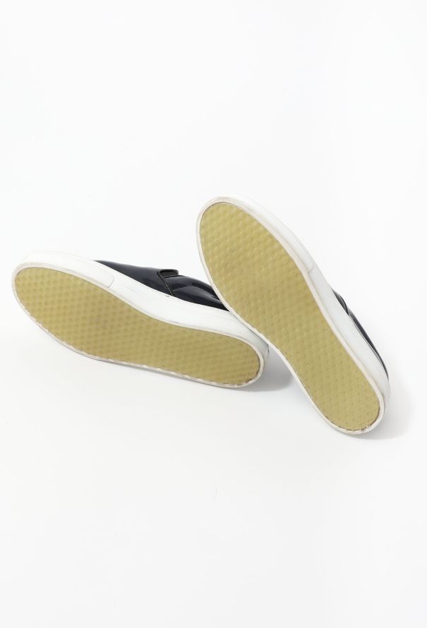 Céline 2014 Patent Slip-On Sneakers Dark blue - 6