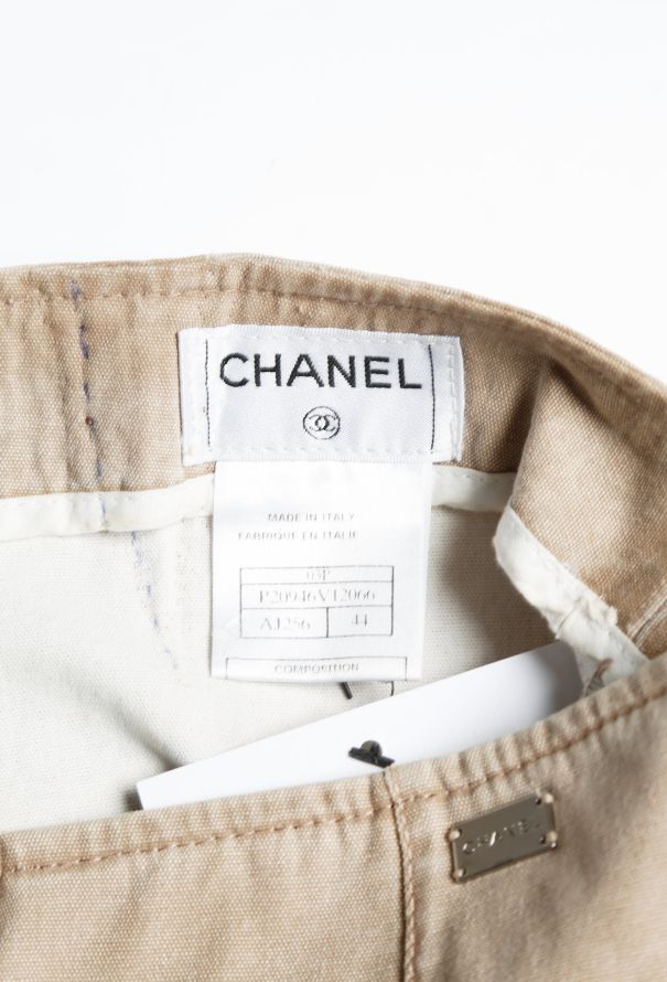Chanel Cotton Cargo Skirt - 4
