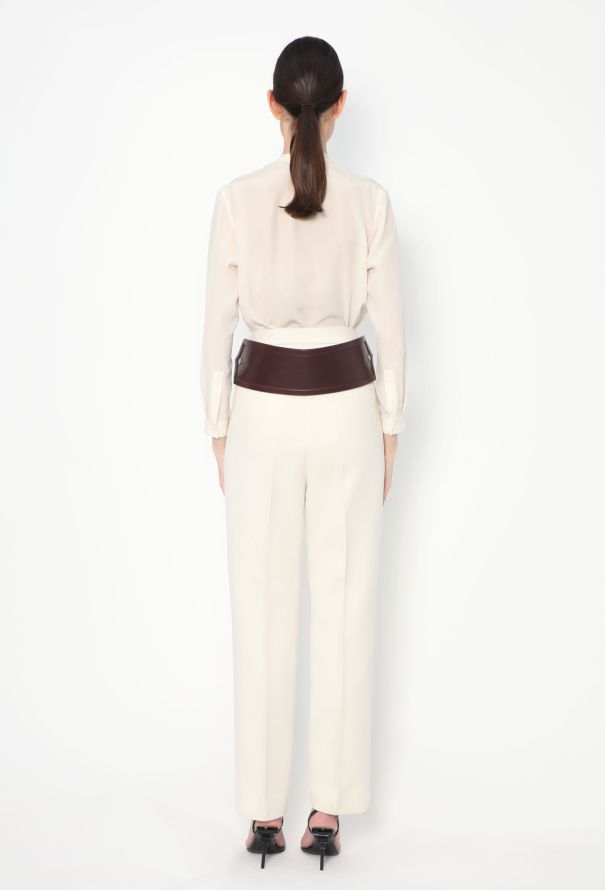 Céline F/W 2012 Leather Latch Trousers - 2