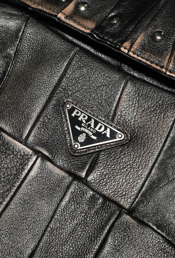 Prada S/S 2024 Studded Leather Jacket - 10