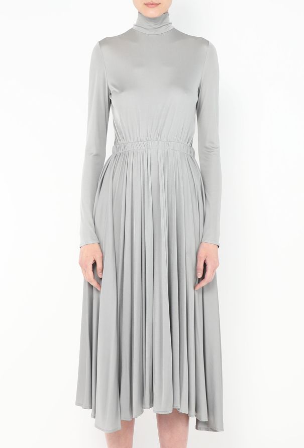 Valentino 2022 Silk Pleated Midi Dress - 3