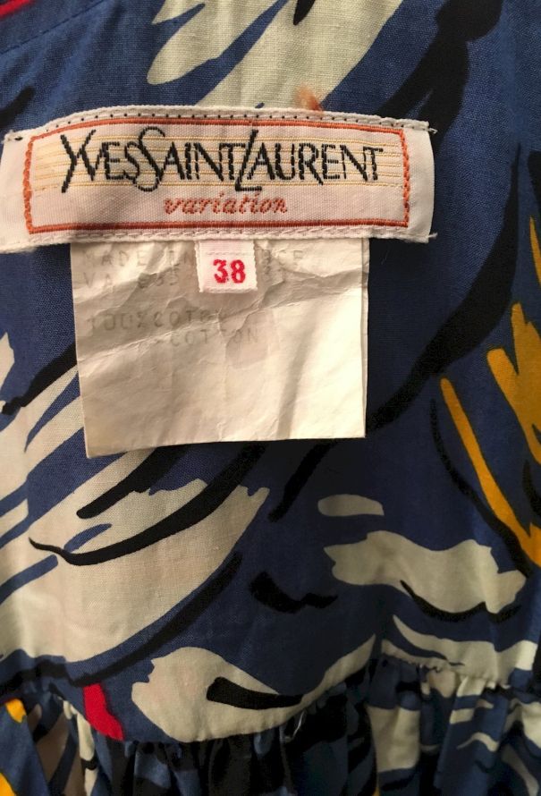 Saint Laurent S/S 1985 Summer Day Dress - 6