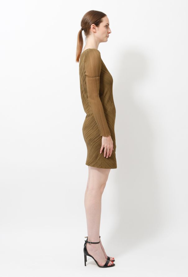 Chloé S/S 2014 Pleated Bicolor Dress - 4