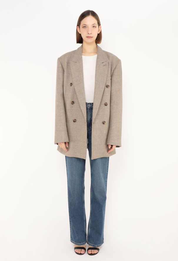 Róhe 2022 Alix Double-Breasted Blazer - 3